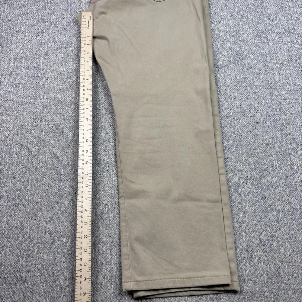 AG Adriano Goldschmied The Graduate Tailored Leg Khaki Chinos Mens 36x34
